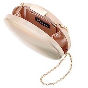 Nina Miller Oval Irridescent Evening Clutch